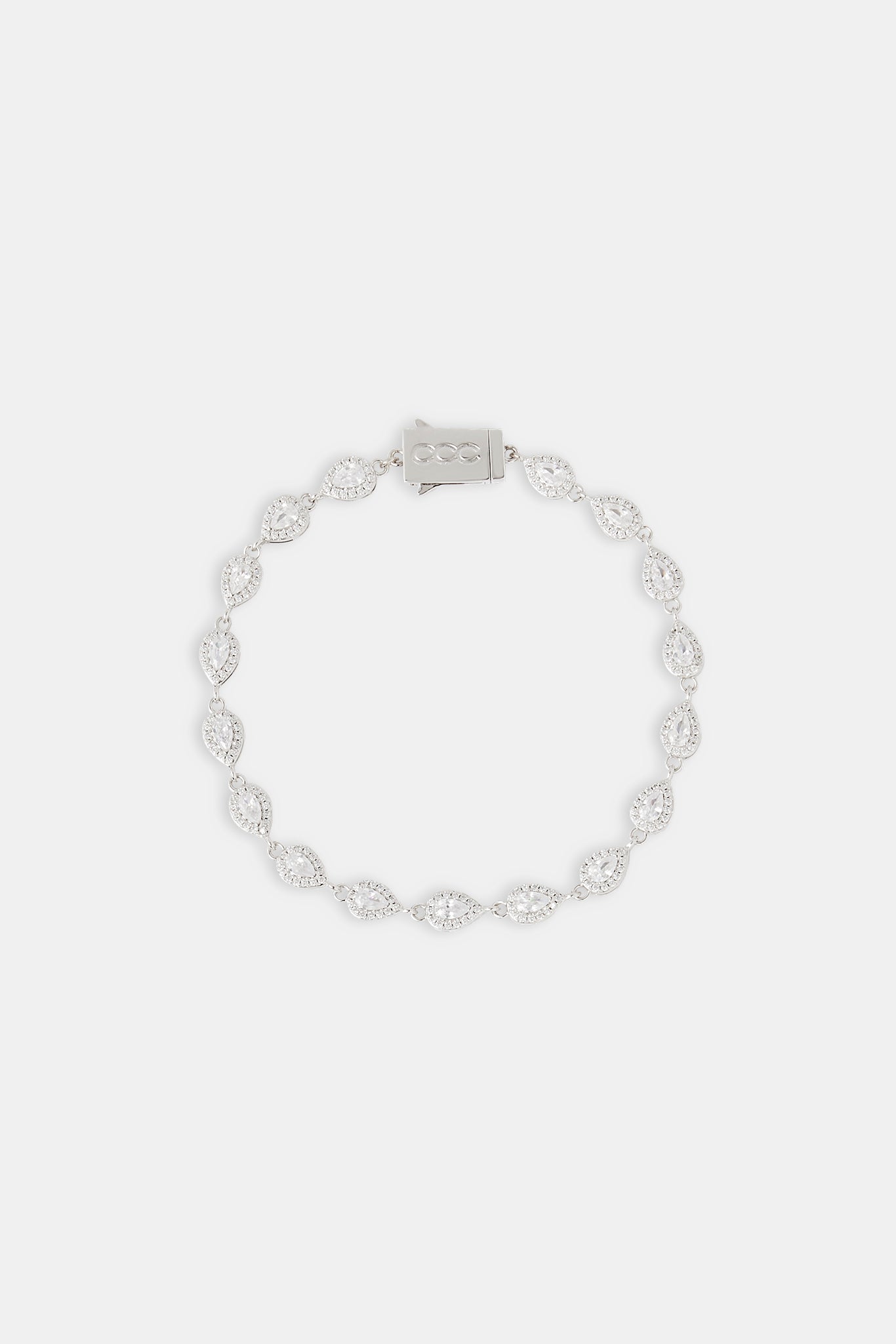 Iced Pear Gemstone Bracelet - 6mm